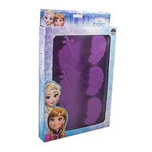 P:os 28248 – siliconen bakvorm, 6-delig, Disney Frozen Elsa en Olaf, ca. 28 x 20 cm, 100% levensmiddelechte platina…
