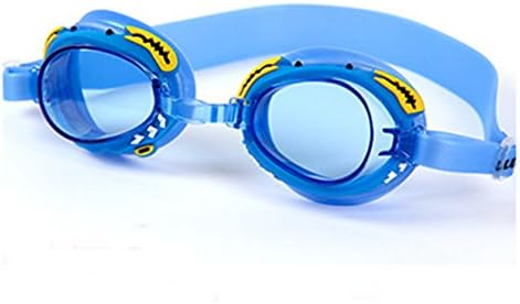 Cartoon Swim Goggles For Baby, Kids Under 10 Years Old, UV Protection, Anti-fog, Waterproof Swimming Goggles (Crab Blue)