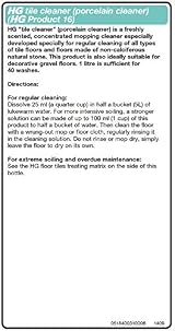 HG Tile Cleaner Product 16 1L Highly Concentrated Ceramic Stone Floors view 5