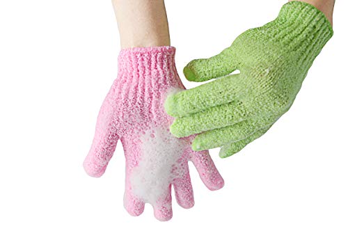 Get ready for a comfortable, radiant glow with these Bath Gloves 5 Pairs Shower Gloves. These bath scrub gloves are perfect for removing dead skin cells and promoting healthy skin. They come in a pack of 5 pairs, each in a different color. These gloves are designed to fit most hand sizes and can be used by anyone in the family. Take your bath routine up a notch and enjoy soft, rejuvenated skin with these exfoliating gloves. Description by ChatGPT.
