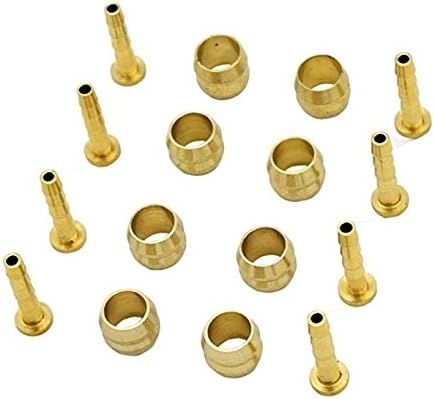 Laime Olive and Connecting Insert for Shimano SM-BH90/BH59 Hydraulic Disc Brake Hose 8 Set