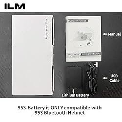 ILM Bluetooth Integrated Modular Flip up Full Face