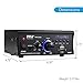 Home Audio Power Amplifier System – 2x40W Dual Channel Mini Theater Power Stereo Sound Receiver Box w/USB, RCA, AUX, LED, Remote, 12V Adapter – for Speaker, iPhone, Studio Use – Pyle PCAU25Athumb 2