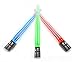 LightSaber Chopsticks Light Up Saber Led (3 Pairs, Red Green Blue)