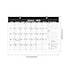 Ankuka Black Home Planner Wall Calendar for 2019, Month-to-View Family Organiser with Special Iterms and Large Spaces for Each Day, 16.5