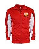 Arsenal Jacket Track RED Homme Soccer Adult Sizes Soccer Football Official Merchandise (S)