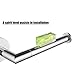 Paladinz Chrome Stainless Steel Toilet Paper Holder Roll Holder Screws Mounting for Bathroom and Kitchen Accessory Round Silver 304 Stainless Steel 20 Years Warranty