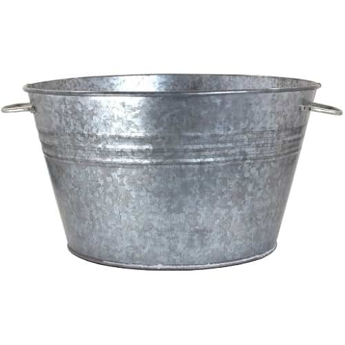square galvanized tub