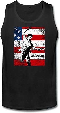 Men's Springsteen Born In The USA The Wrestler VestsÂ TankÂ tops Cotton-padded Waistcoat