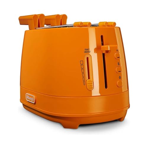 De Longhi CTLAP2203 Toaster with Tongs 550 Watt Arancio
