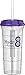 Hydr-8 Purple 32ounce Water Bottle with Swivel Lid, Plastic