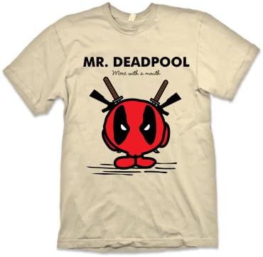Mr Deadpool 'Geek' T-shirt Inspired by Marvel Comics