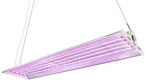 Durolux DLED844BM LED Grow Light | 4 Feet by 1 Foot | 160W (0.5 W LEDs x 320 Pcs) with Magenta 4000K FullSun Spectrum and 20000 Lux Great for Seeding and Flowering! Over 50% Energy Saving!