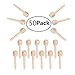 Honey Dipper,Woaiwo-q 3 Inch Small Mini Wooden Honey Sticks,Wedding Party Favors Individually Wrapped,Server for Honey Jar Dispense Drizzle Honey(50Pack)
