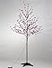 Lightshare 6Ft 208L LED Rose Flower Tree, Home Garden/Summer/Wedding/Birthday, Christmas, Festival, Party Indoor and Outdoor Use,Warm White