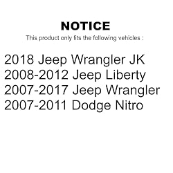 Front Rear Semi-Metallic Brake Pads Kit For Jeep