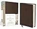 NIV, Journal the Word Bible, Large Print, Leathersoft, Brown: Reflect, Journal, or Create Art Next to Your Favorite Verses by