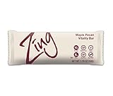 Zing Nutrition Bar, Maple Pecan, (Pack of 12), Non-GMO Snack Bar for Optimum Energy, Gluten & Soy Free, Plant-Based Protein