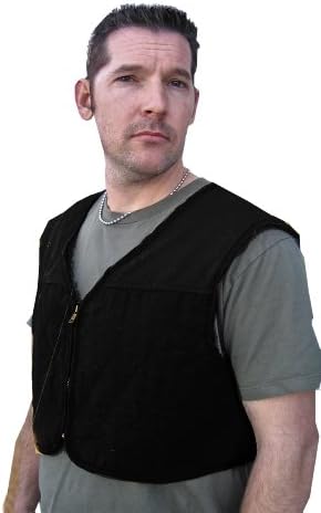 Cool Medics M1750 Cropped Solid Vest, X-Large, Black