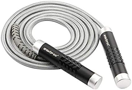 yangGradel 3 Meters Crossfit Heavy Bearing Skipping Rope Gym Exercise Jump Rope Aluminium Handle Bold PVC Rope Fitness Training Equipment