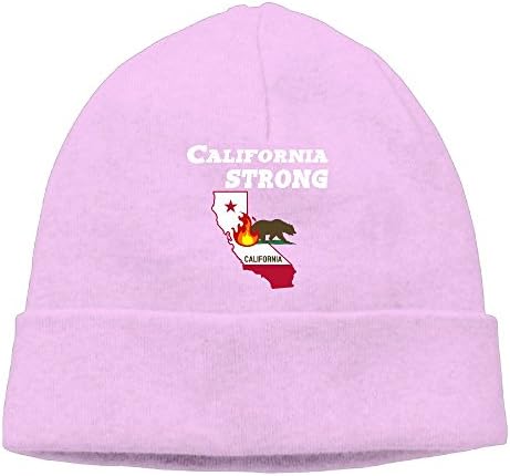 California Strong California WildFire Men Women Knit Hat Sleep Cap Unisex Autumn/Winter Cap