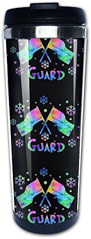 Winter Color Guard Flag Insulated Travel Mugs Stainless Steel Vacuum Coffee Cup Mug Tumbler 14 Oz