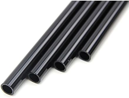 Monsoon Hardline PETG Tubing 1/2" ID, 5/8" OD, 36" Length, Black, 4-pack