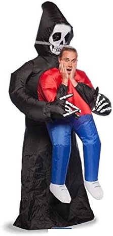 The Carry Inflatable Piggy Death Costume Halloween Grim Reaper Amazon De Spielzeug
