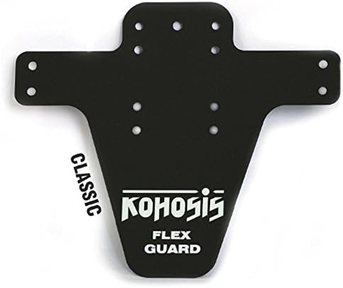 Kohosis MTB Bike Easy Installation Flex Mud Guard, Cycling Fender, Various colors (Black)