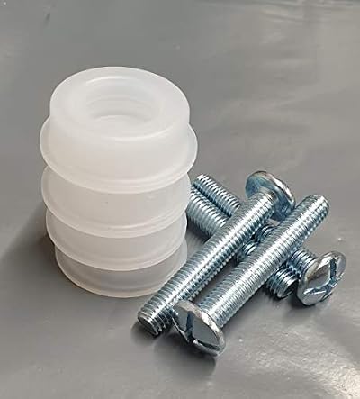 Just Accessories 4 x Headboard Bolts M8x50mm with Plastic Washers