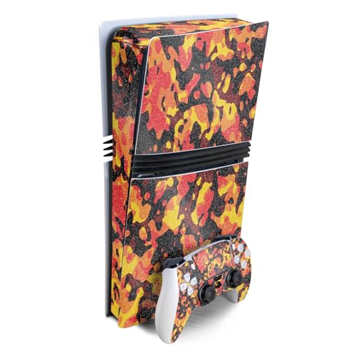 Glossy Glitter Gaming Skin Compatible with Sony PlayStation 5 PS5 Pro Bundle -…