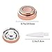 Facial Hair Remover Replacement Heads, Hair Removal Replacing Blades for Upper Lip Chin Cheeks Sideburns, Electronic Shaver Head Cutter Replacement with 18K Gold-Plated Blade Cover 6 PCS