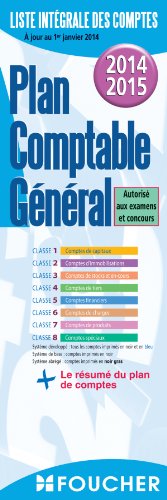 Plan comptable général 2014-2015 by (Paperback)