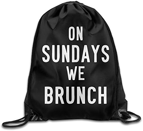 PADDI On Sundays We Brunch Drawstring Backpack