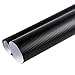 TCBunny 4D Carbon Fiber Vinyl Film Wrap Sticker Sheet, Air Realease Bubble Free anti-wrinkle Black 120 Inch x 60 Inch 10FT x 5FT