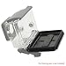 Andoer 2 in 1 Skeleton Backdoors with Fixed Pin Block Waterproof Case Backdoor + Perforated Backdoor Case Cover for GoPro Hero3+/4 and for New Hero3 Waterproof Camera Housing