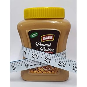 Exotes All Natural Peanut Butter (Unsweetened Crunch), 1000 g