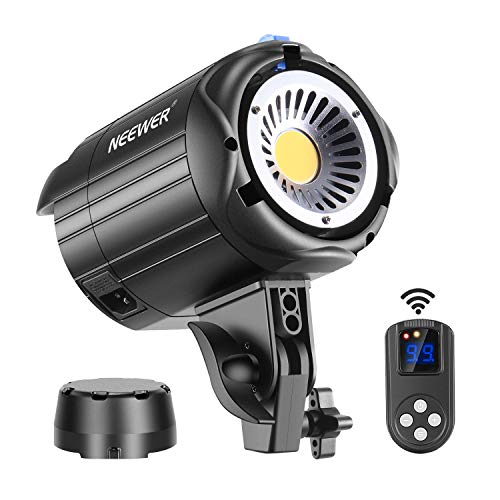 Neewer-60W-LED-Video-Light-White-5600K-Version-Continuous-Lighting-CRI-95with-Remote-Control-Bowens-Mount-for-Video-Recording-Portrait-Photography-Outdoor-Shooting