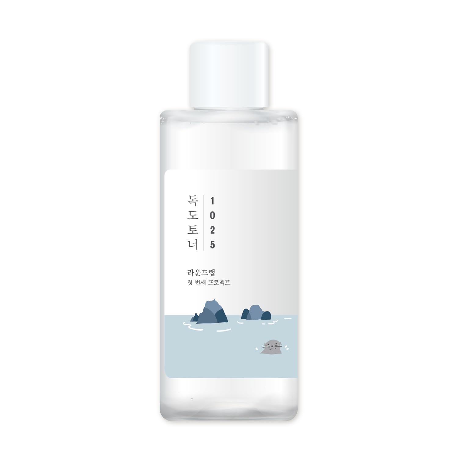 ROUND LAB 1025 Dokdo Toner (100ml), Oil Control and Reduces Excess Sebum, Gentle Exfoliating Facial Toner, Deep Sea Water for Moisturization, Soft Finish Without Stickiness, Korean Skin Care