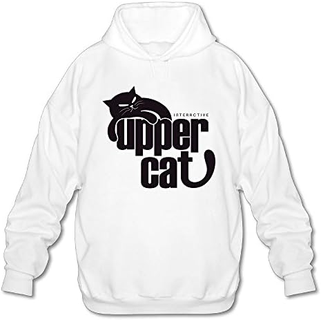 Cartoon Cat Men's Novelty Cool Long Sleeve Hoodie Pocket In Front For Juniors Tops Shirt Coat