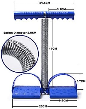 WUW Elastic Sit Up Pull Rope Spring Tension Rope Foot Pedal Abdominal Exerciser Equipment Fitness Yoga