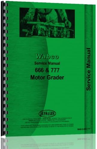 Wabco 666 Motor Grader Service Manual
