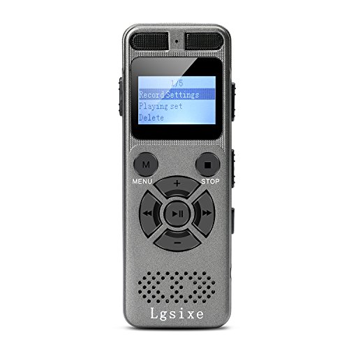 Portable digital voice recorder with voice activated re…