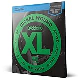 D'Addario EXL220-5 5-String Nickel Wound Bass Guitar Strings, Super Light, 40-125, Long Scale