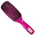 Torino Pro Medium Hard Wave Brush By Brush King - #1860-9 Row Extra Long Bristles- Medium hard waves brush - Great pull - Great for connections - for 360 waves