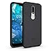 TUDIA Merge Nokia 7.1 Case with Heavy Duty Extreme Protection/Rugged but Slim Dual Layer Shock Absorption Case for Nokia 7.1 (2018) [NOT Compatible with Nokia 6.1] (Matte Black)