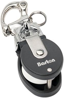 Barton Marine90301 Small Snatch Block with Stainless Snap Shackle