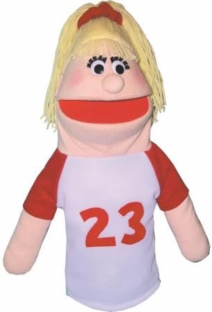 Get Ready 302C Athletic Girl Puppet Cacasian 18 Inch
