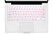 HRH Silicone Keyboard Cover Skin for MacBook Air 13,for MacBook Pro 13/15/17 (with or w/Out Retina Display, 2015 or Older Version),for iMac Older USA Layout,Light Pink