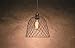 Cleveland Vintage Lighting 30397A Chicken Wire Shade, Metal, Dome, Black, 10 x 8.25 inches
